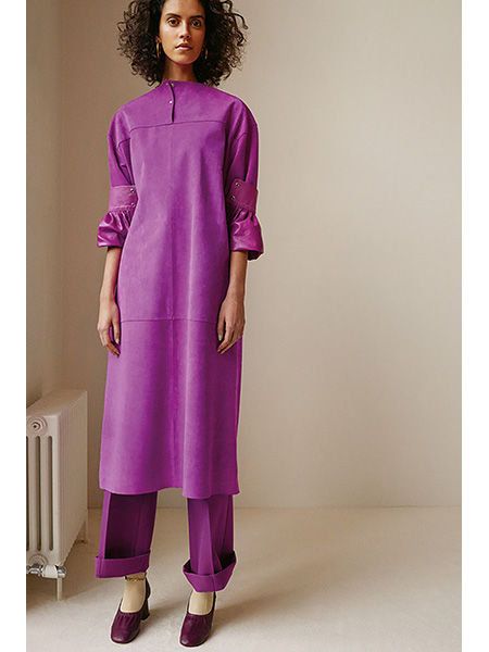 Sleeve, Shoulder, Purple, Joint, Magenta, Pink, Style, Dress, Violet, One-piece garment, 