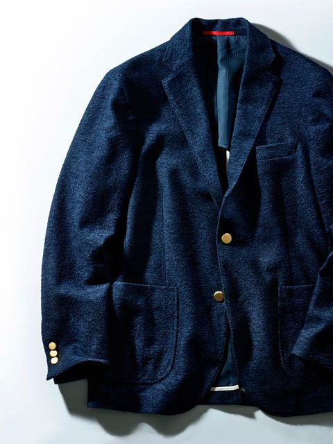 Clothing, Outerwear, Blue, Cobalt blue, Jacket, Sleeve, Electric blue, Button, Blazer, Textile, 