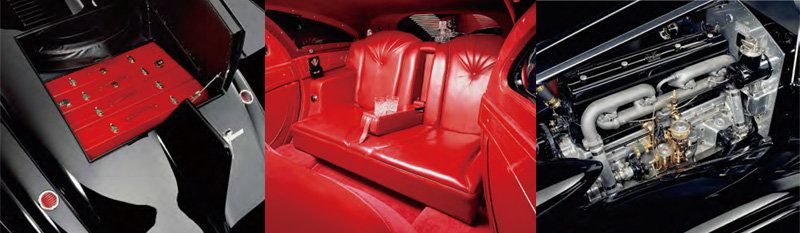 Motor vehicle, Red, Car seat, Vehicle door, Car seat cover, Classic, Classic car, Luxury vehicle, Leather, Head restraint, 
