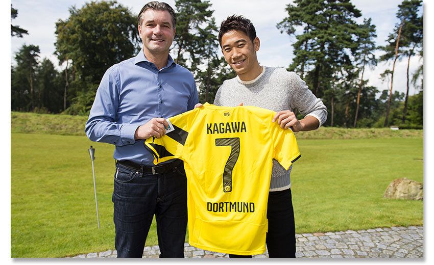 復帰したShinji Kagawa（#7香川真司）