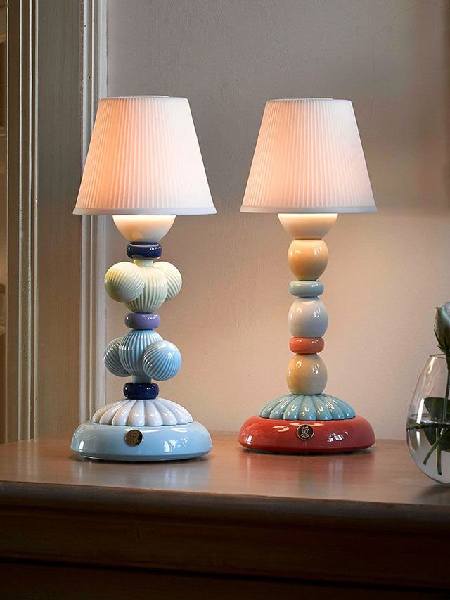 Lampshade, Lighting accessory, Lamp, Light fixture, Lighting, Light, Table, Nightlight, Furniture, Interior design, 