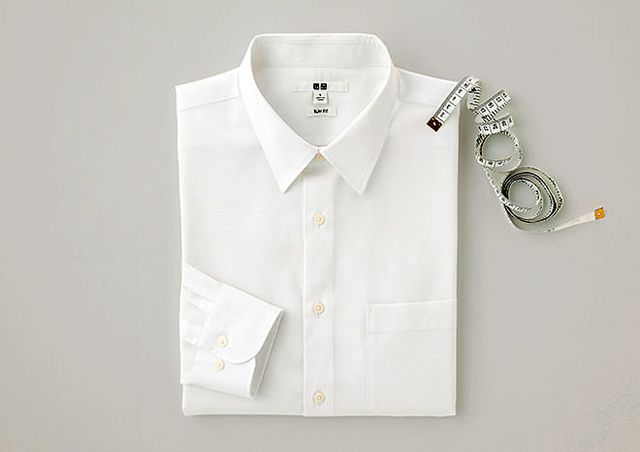 Product, Dress shirt, Collar, Sleeve, Shirt, Textile, White, Pattern, Button, Beige, 