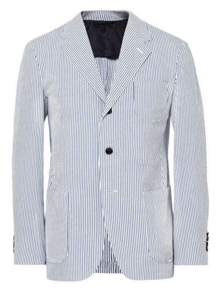 Clothing, Outerwear, White, Blazer, Jacket, Suit, Sleeve, Formal wear, Top, Collar, 