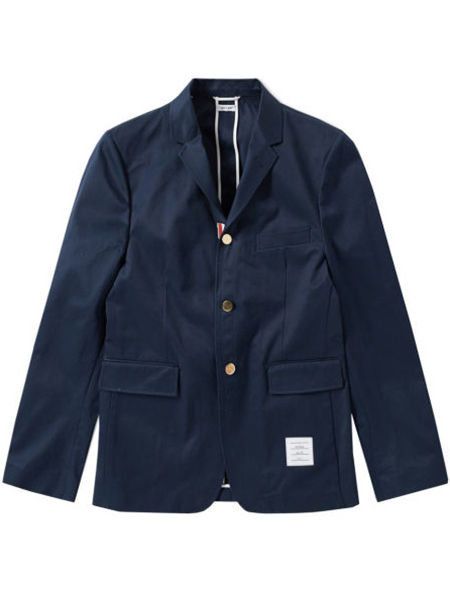 Clothing, Outerwear, Jacket, Blue, Sleeve, Blazer, Collar, Button, Pocket, Top, 