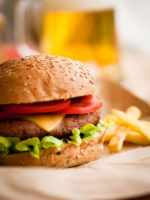 Dish, Food, Cuisine, Hamburger, Ingredient, Breakfast sandwich, Cheeseburger, Veggie burger, Fast food, Buffalo burger, 