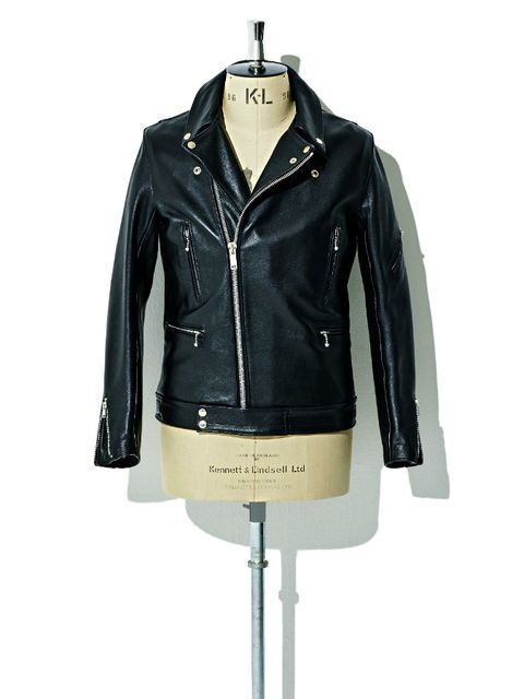 Clothing, Jacket, Leather, Leather jacket, Outerwear, Sleeve, Textile, Top, Coat, Mannequin, 