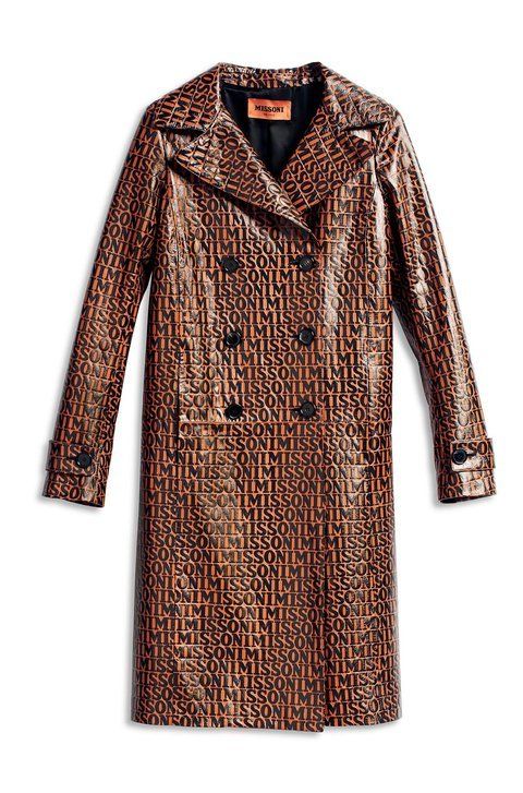 Clothing, Coat, Trench coat, Outerwear, Overcoat, Brown, Sleeve, Dress, Collar, Day dress, 