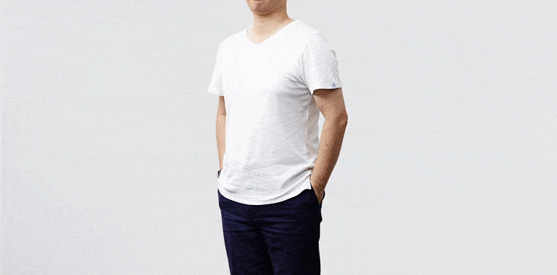 White, T-shirt, Clothing, Neck, Shoulder, Sleeve, Pocket, Collar, Top, Joint, 