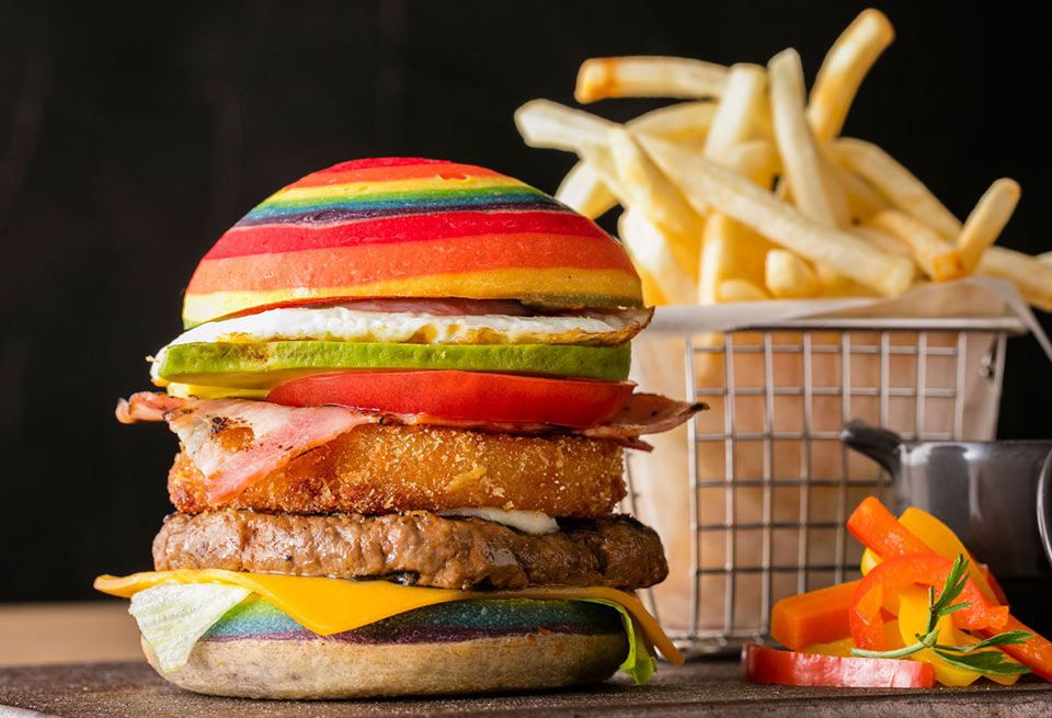 Food, Junk food, Hamburger, Fast food, Dish, Cheeseburger, Veggie burger, Cuisine, Ingredient, Burger king premium burgers, 
