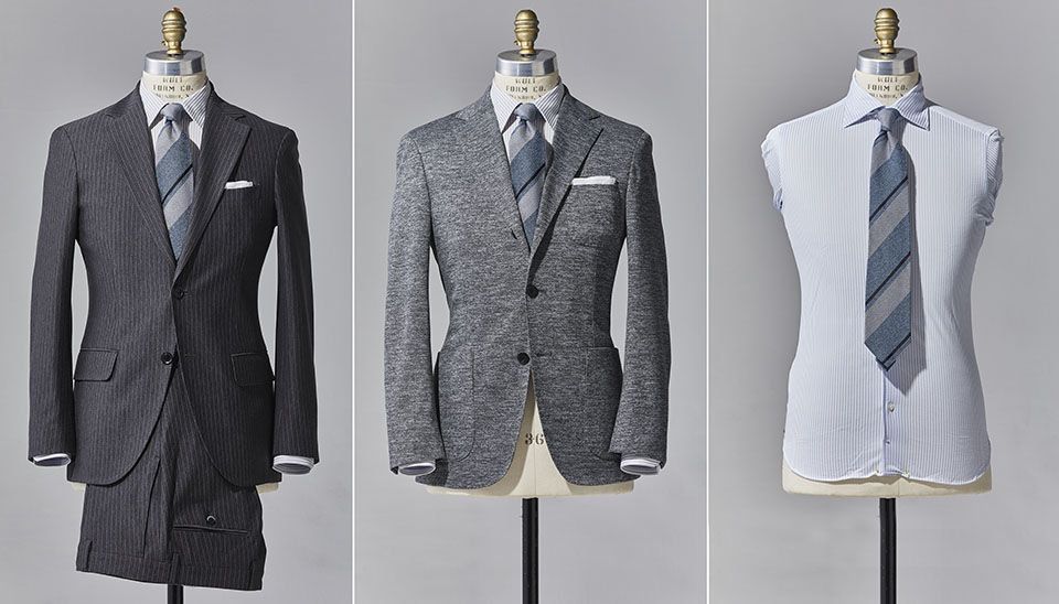 Clothing, Suit, Outerwear, Formal wear, Blazer, Jacket, Collar, Fashion design, Sleeve, Tuxedo, 