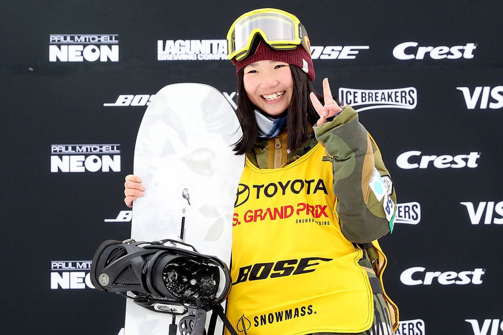 Yellow, Slopestyle, Outerwear, Technology, Recreation, Competition event, Snowboard, 