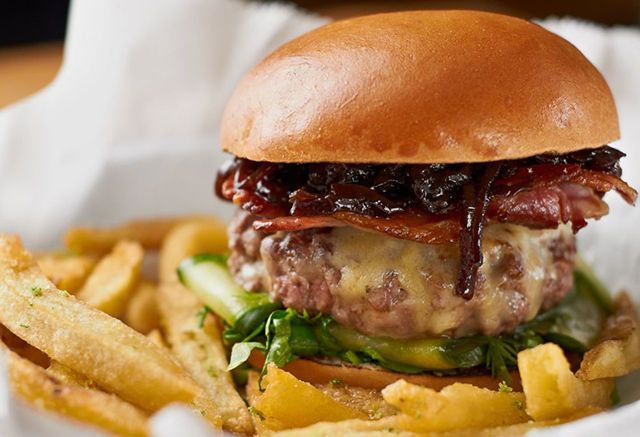 Dish, Food, Cuisine, Hamburger, Junk food, Buffalo burger, Fast food, Ingredient, Veggie burger, Burger king premium burgers, 