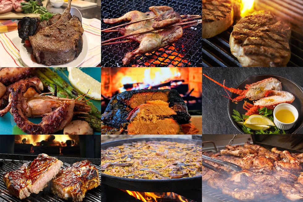Dish, Cuisine, Barbecue, Food, Grilling, Grillades, Churrasco food, Barbecue grill, Meat, Outdoor grill, 