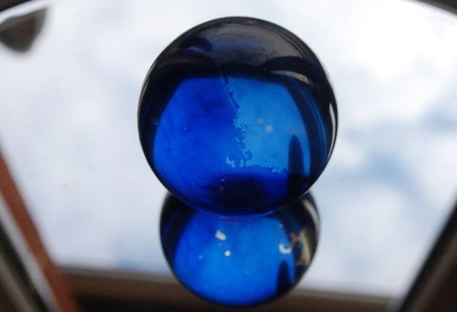 Cobalt blue, Blue, Marble, Electric blue, Glass, Sphere, Ball, Art, 
