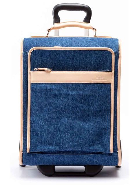 Suitcase, Bag, Blue, Baggage, Hand luggage, Briefcase, Luggage and bags, Business bag, Denim, Leather, 
