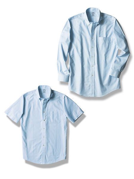 Clothing, Blue, Product, Dress shirt, Collar, Sleeve, Shirt, Textile, White, Pattern, 