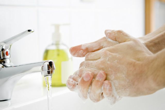 Washing, Hand, Tap, Plumbing fixture, Bathing, Bathroom, Nail, Cleaner, Fluid, Sink, 