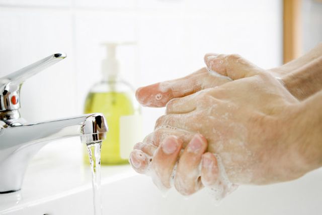 Washing, Hand, Tap, Plumbing fixture, Bathing, Bathroom, Nail, Cleaner, Fluid, Sink, 
