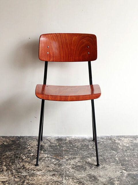 Furniture, Chair, Bar stool, Wood, Plywood, Leather, Metal, Stool, 