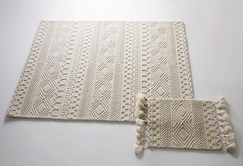 Placemat, Textile, Beige, Lace, Linens, Pattern, Rectangle, Fashion accessory, Doily, 