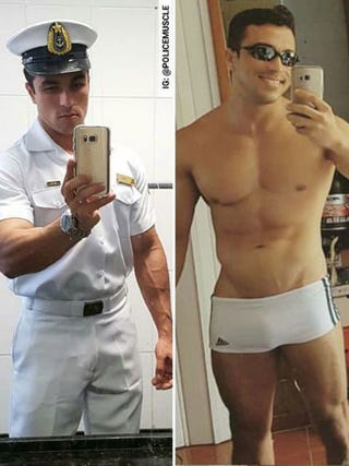 制服 筋肉 軍隊 警察官 国を守る職業に就く美女美男がsnsで世界的人気 制服 筋肉 軍隊 警察官 国を守る職業に就く美女美男がsnsで世界的人気