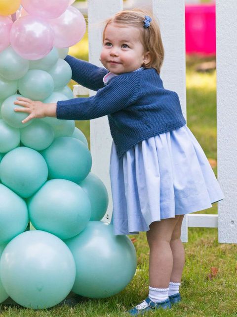 Balloon, Child, Facial expression, Green, Blue, Party supply, Pink, Toddler, Smile, Happy, 