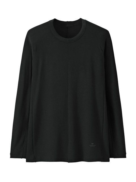 Clothing, Black, Sleeve, T-shirt, Outerwear, Blouse, Neck, Top, Long-sleeved t-shirt, Shirt, 