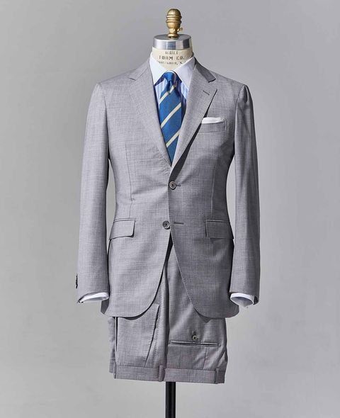 Clothing, Suit, Outerwear, Formal wear, Blue, Jacket, Coat, Blazer, Fashion, Overcoat, 