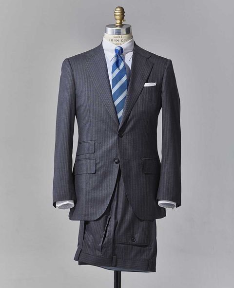 Clothing, Suit, Outerwear, Formal wear, Blue, Coat, Overcoat, Blazer, Jacket, Button, 