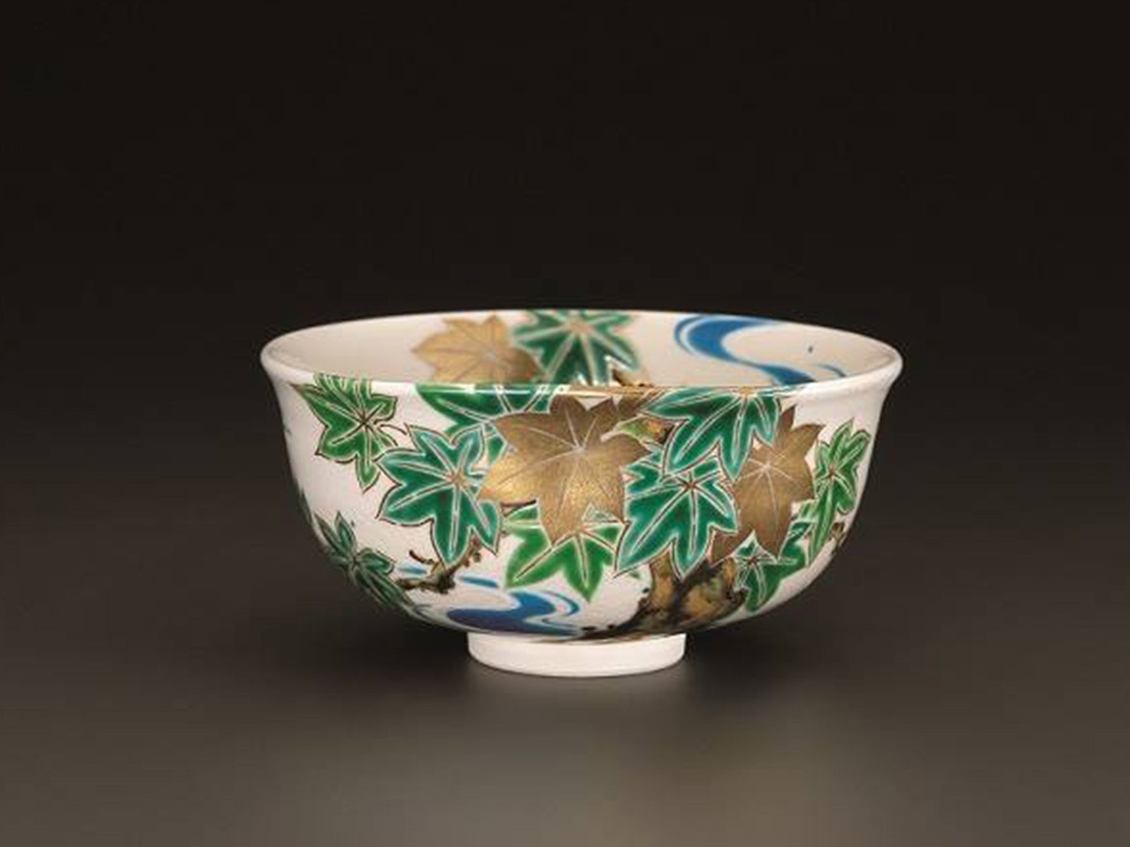 京都 眞葛焼 真葛香斎 作 花三島 盃