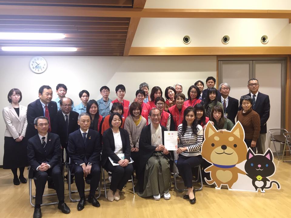 女優の杉本彩さんを 3期目の 京都動物
