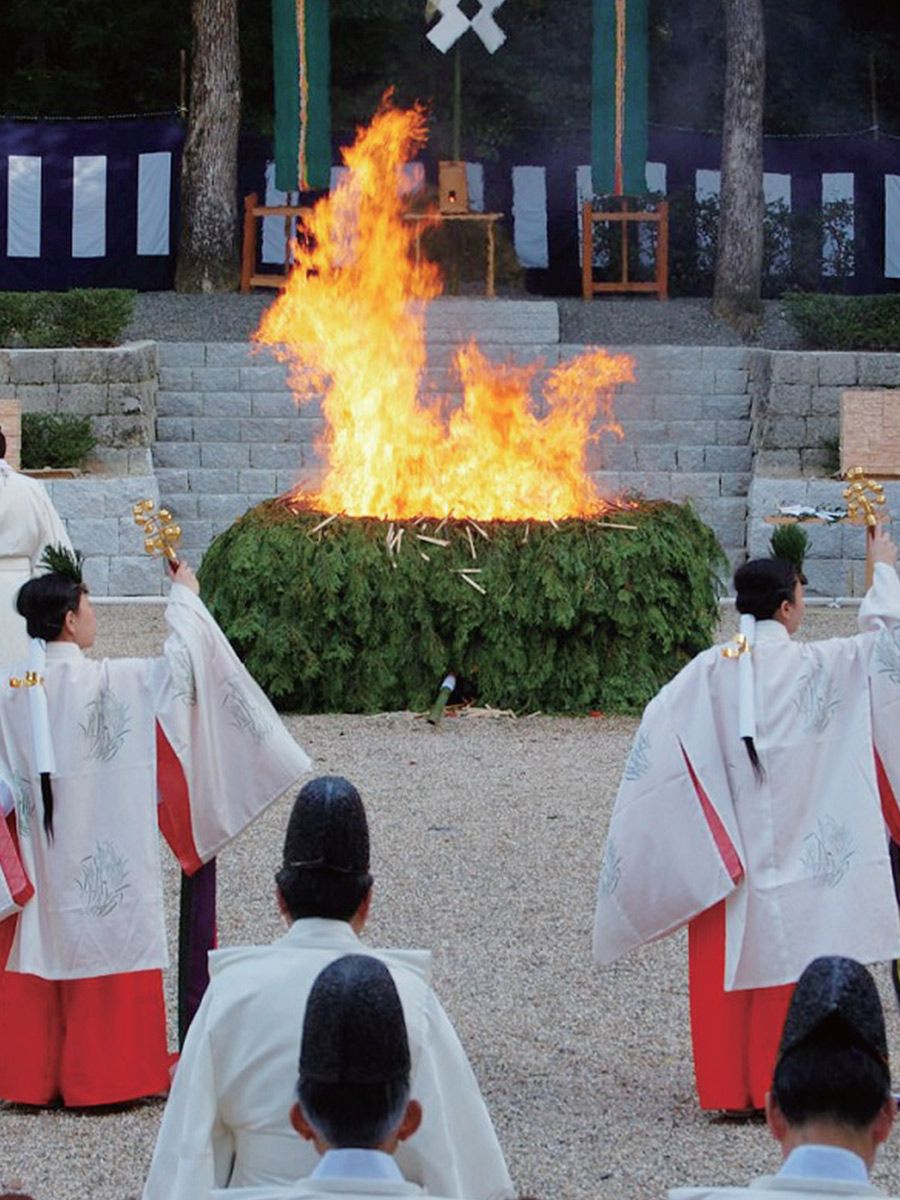 Ohitaki Fire Festival at Fushimi Inari Shrine