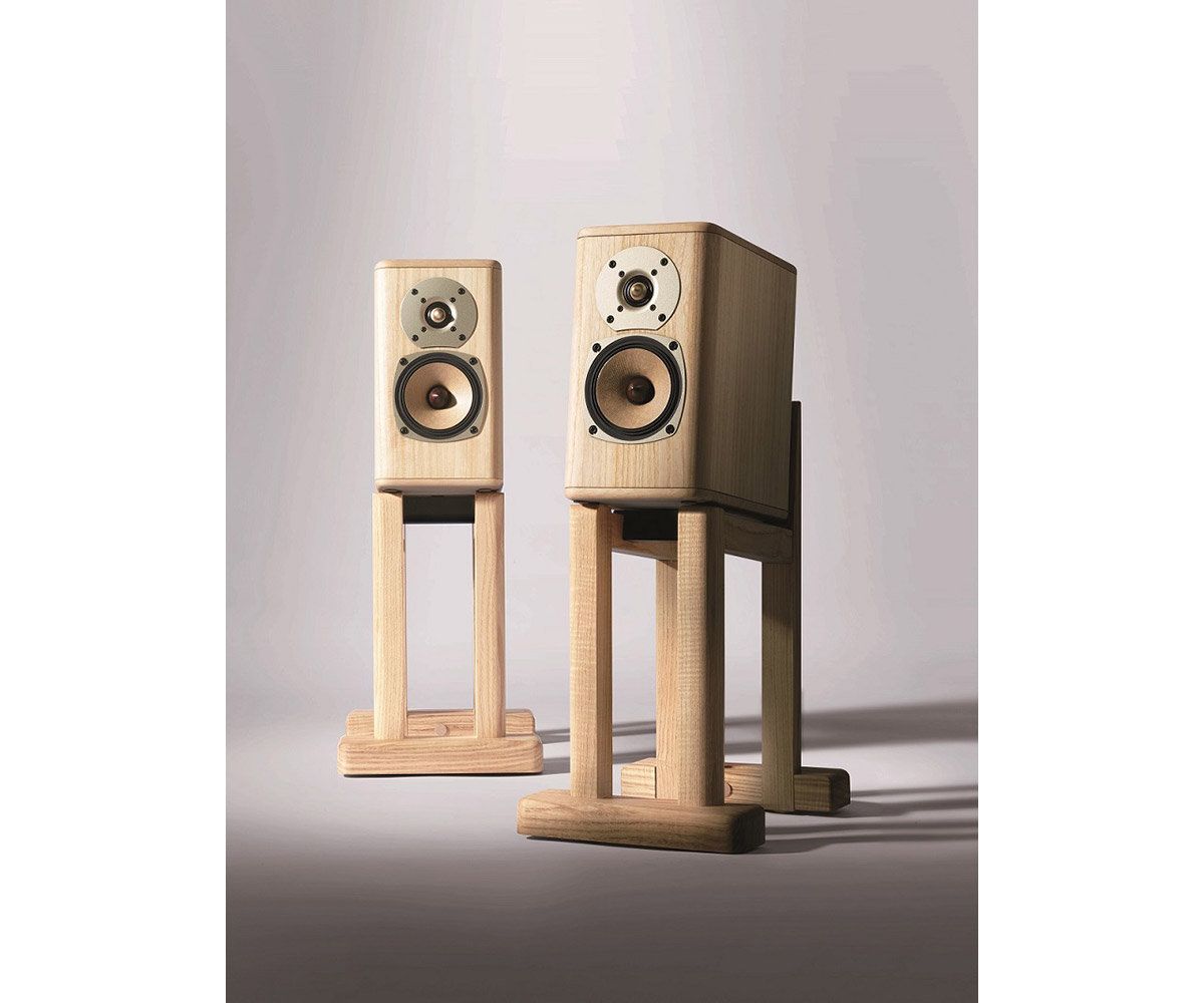 □□【美品】ONKYO D-KR1/AS-KR1 桐スピーカーペア 専用スタンド