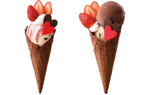 いちごがトッピング サーティーワン アイスクリームに限定ストロベリーサンデーが登場
