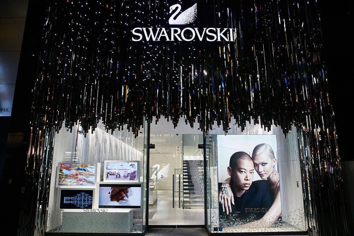 Swarovski】スワロフスキー 1997年 10周年記念作品 リス