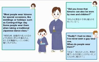 きものを英語で説明しましょう 美しいキモノ 監修 英会話動画