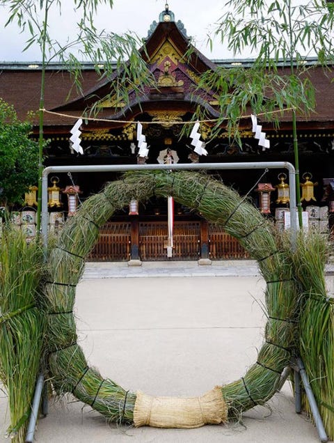 来週の京都 6月23日 6月30日 夏越祓は 水無月 で厄落とし 残り半年の健康と厄除けを祈願して