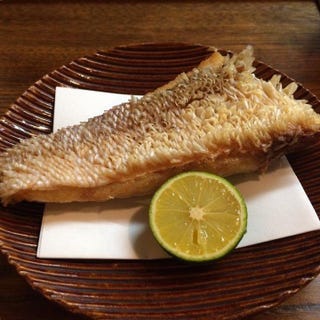 甘鯛のうろこ揚げ 徳島出張帰りの 和食晴