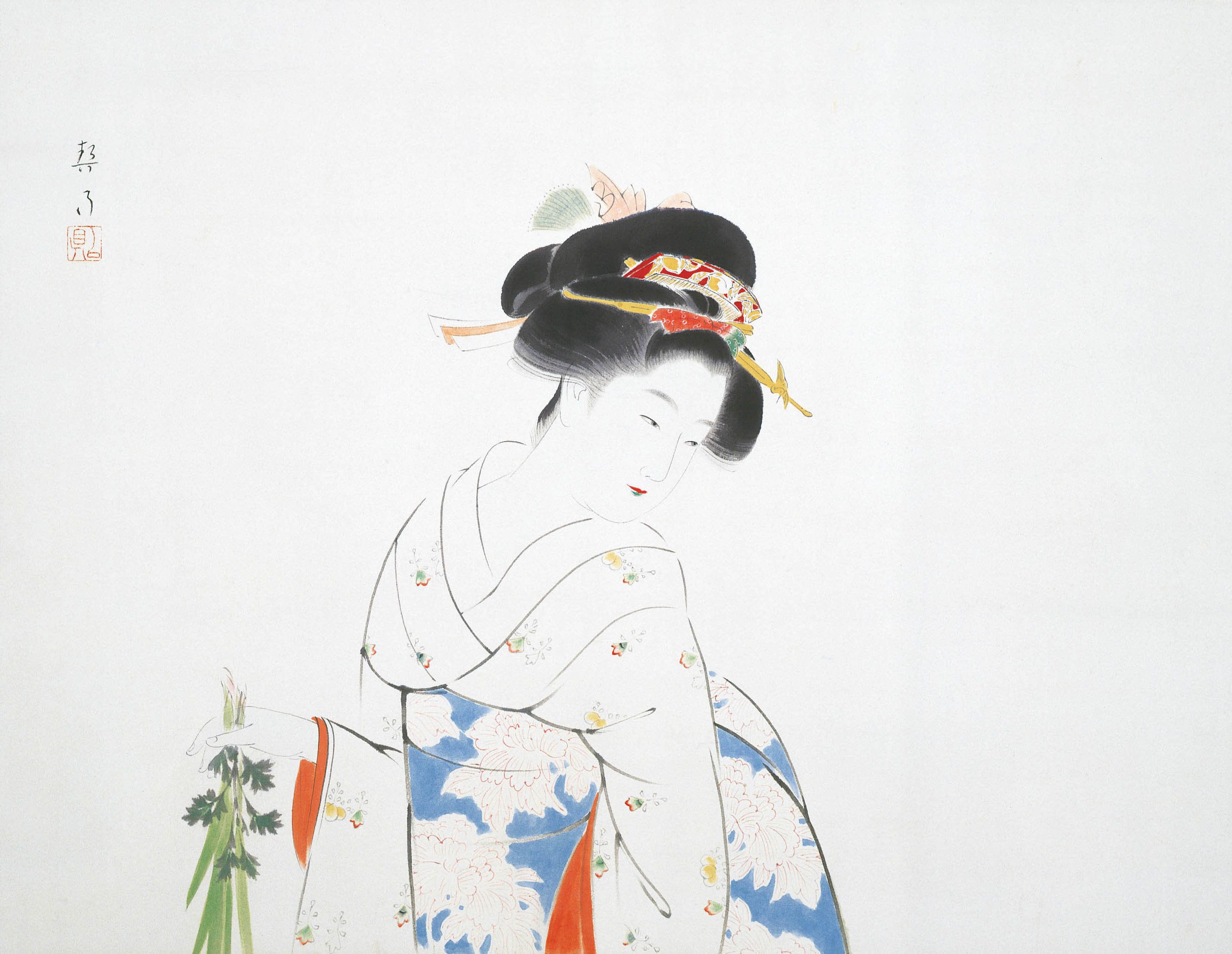 幻*ん様 足利ギャラリー　美人画　女性 幻*ん様 足利ギャラリー 美人画 女性（フィガロジャポン 2021年7