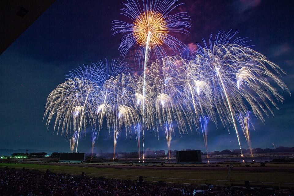 昨年、淀競馬場で関西初の「京都芸術花火