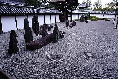 木版画 「 東福寺石庭 」清水遠流 木版画 「 東福寺石庭 」清水遠流 - メルカリ