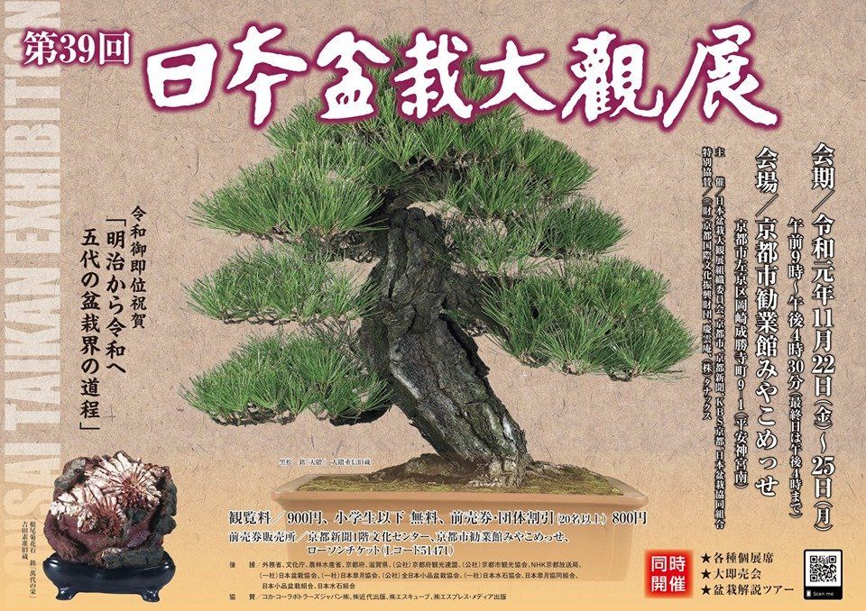 西日本一の盆栽展、第39回「日本盆栽大
