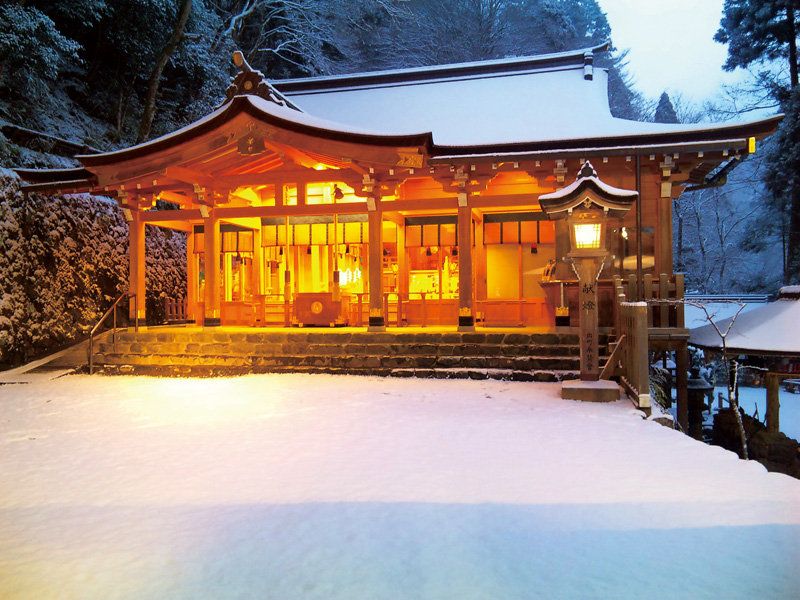 天皇陛下傘寿記念 富士淺間神社御祈祷（福神縁起之図）紙本 共箱在 タトウ箱在 天皇陛下傘寿記念 富士淺間神社御祈祷（福神縁起之図）紙本 共箱