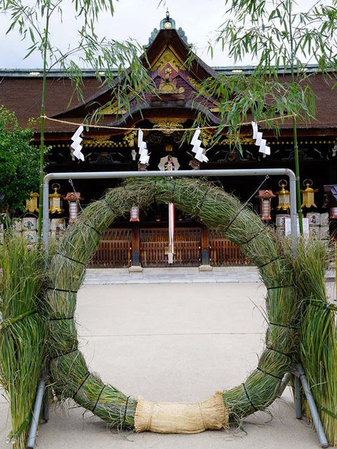 無病息災を祈願する 夏越の祓 が京都各地で行われます