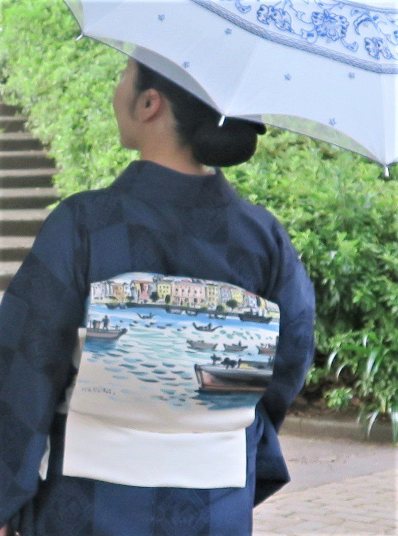【夏物】爽やかに纏う　藍色の濃淡が美しい紬小紋 000000025370-01.jpg?t=