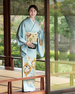 松嶋菜々子さんも登場 美しいキモノ が新春の訪問着を考えます 初釜 など訪問着が活躍するシーン