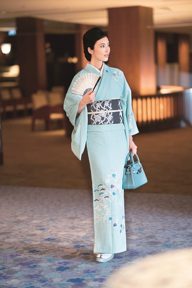 訪問着 袋帯 絽 夏物 （夏の着物（絽）とは？夏の訪問着（絽）｜着物 