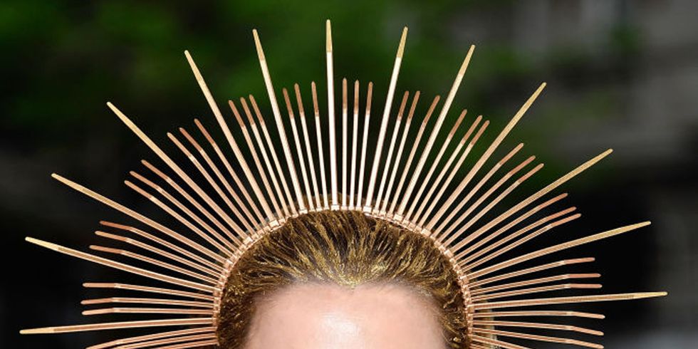 Hair, Fashion, Hairstyle, Lip, Beauty, Eyebrow, Chin, Haute couture, Fashion model, Liberty spikes, 