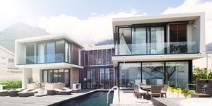 Property, Swimming pool, Real estate, Resort, Residential area, Building, Facade, Apartment, Home, House, 