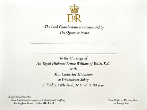 ハリー王子とウィリアム王子の結婚式の招待状を徹底比較 ハーパーズ バザー Harper S Bazaar 公式 ハリー王子とウィリアム王子の結婚式の招待状を徹底比較 ハーパーズ バザー Harper S Bazaar 公式